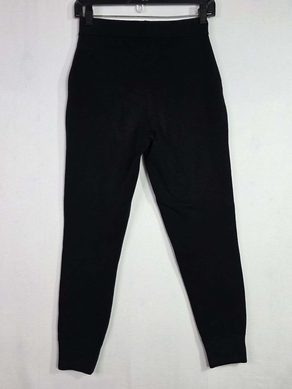 Aritzia Babaton Knit Pull-on Black High-Waisted Jogger Pants